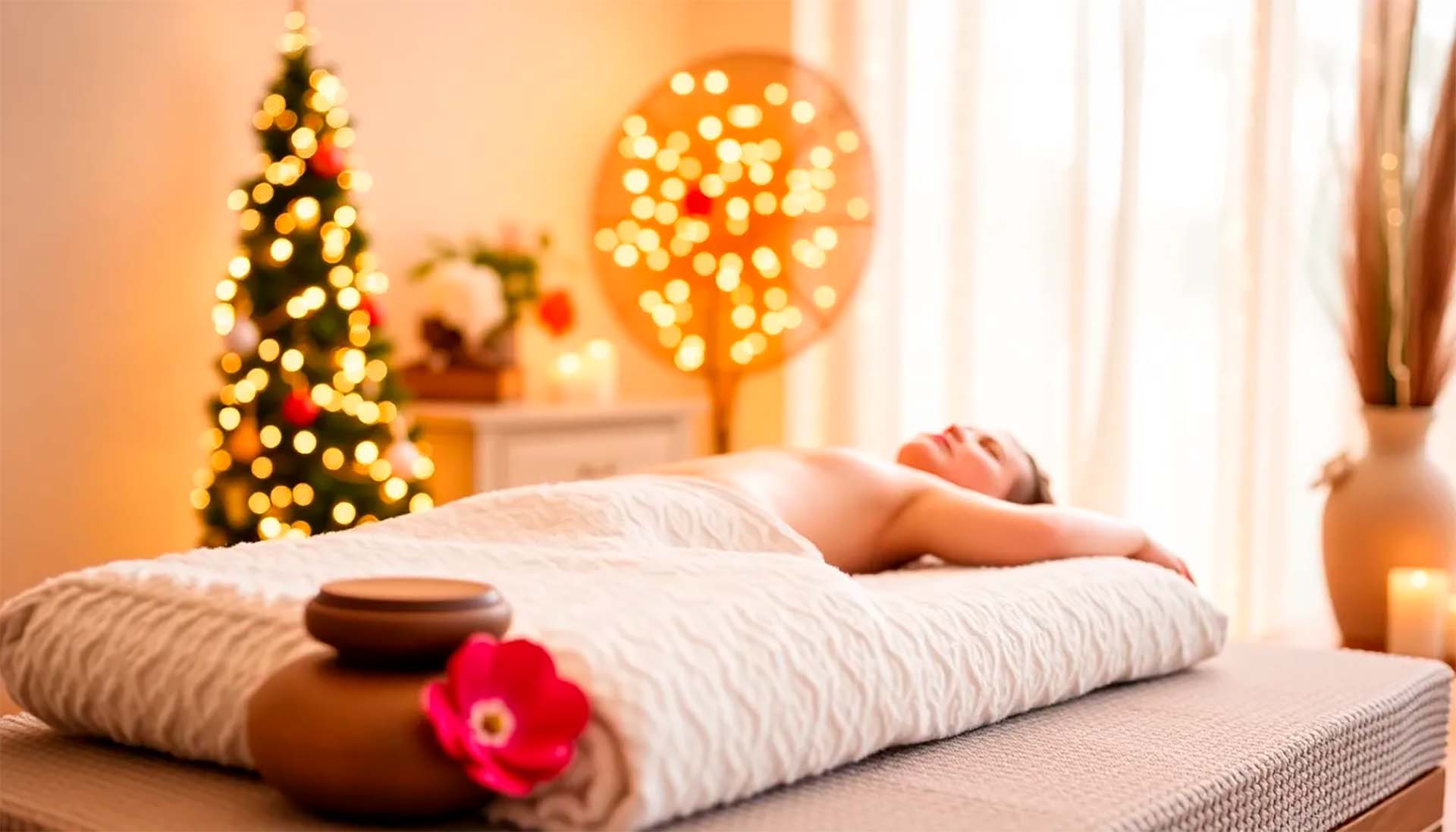 Новогодние скидки на курсы массажа 2025