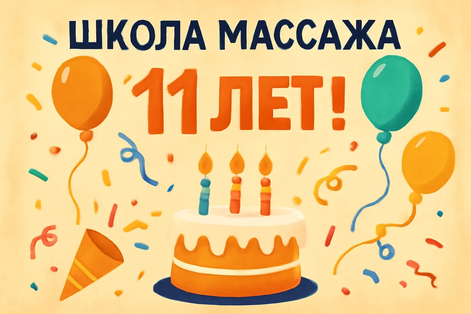 Массажная академия Иванова, 11 лет