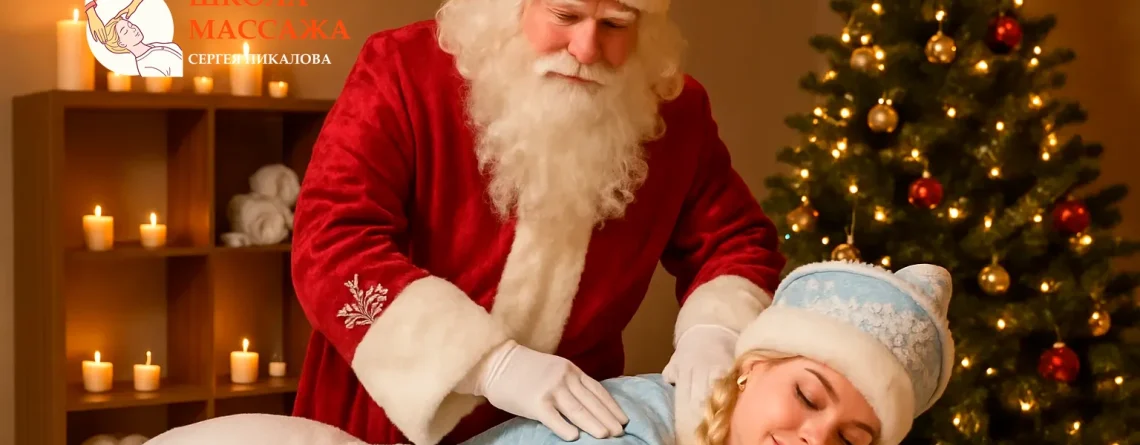 Скидки на курсы массажа. Новый год 2026