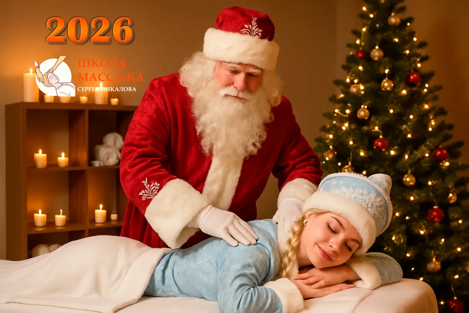 Скидки на курсы массажа. Новый год 2026